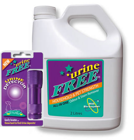 urineFREE 2 Litre & Urine Detector - Household & Pet