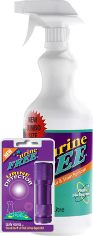 urineFREE 1 Litre Bottle & Urine Detector